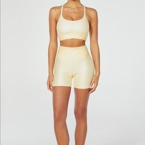 Shorts Yellow Sports Set